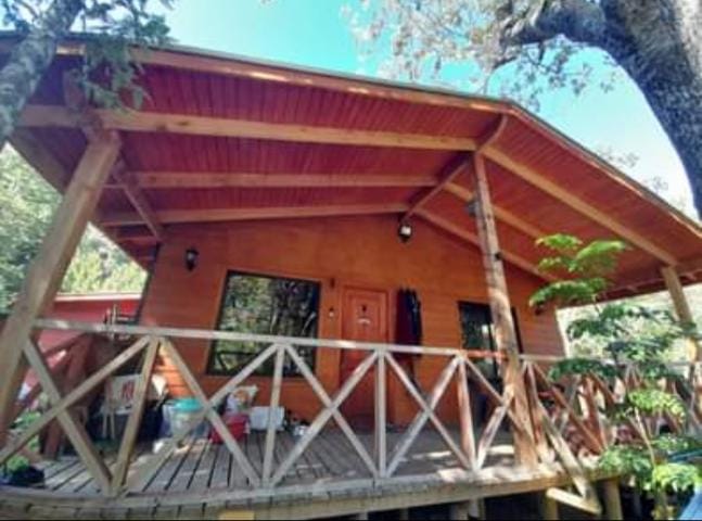 COMPLEJO DE CABAÑAS CAMINO AL VOLCÁN EN PUCÓN 4 CABAÑAS A ORILLA DE CAMINO